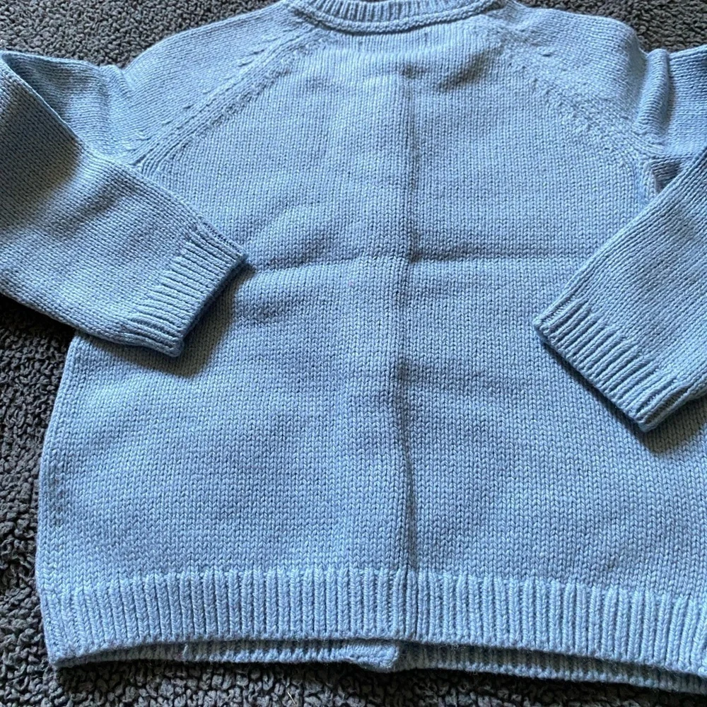 Mini Boden NWOT Baby Girls Blue Cardigan Geese Ducks Size 2-3Y
